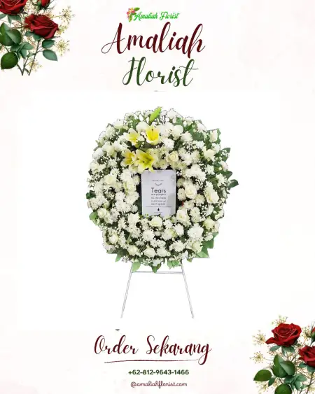 Krans Bunga Duka Pemurus Luar