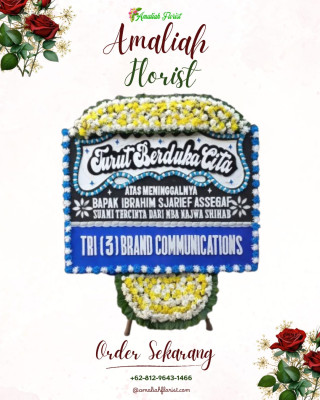 Papan Bunga Duka di Pemurus Luar